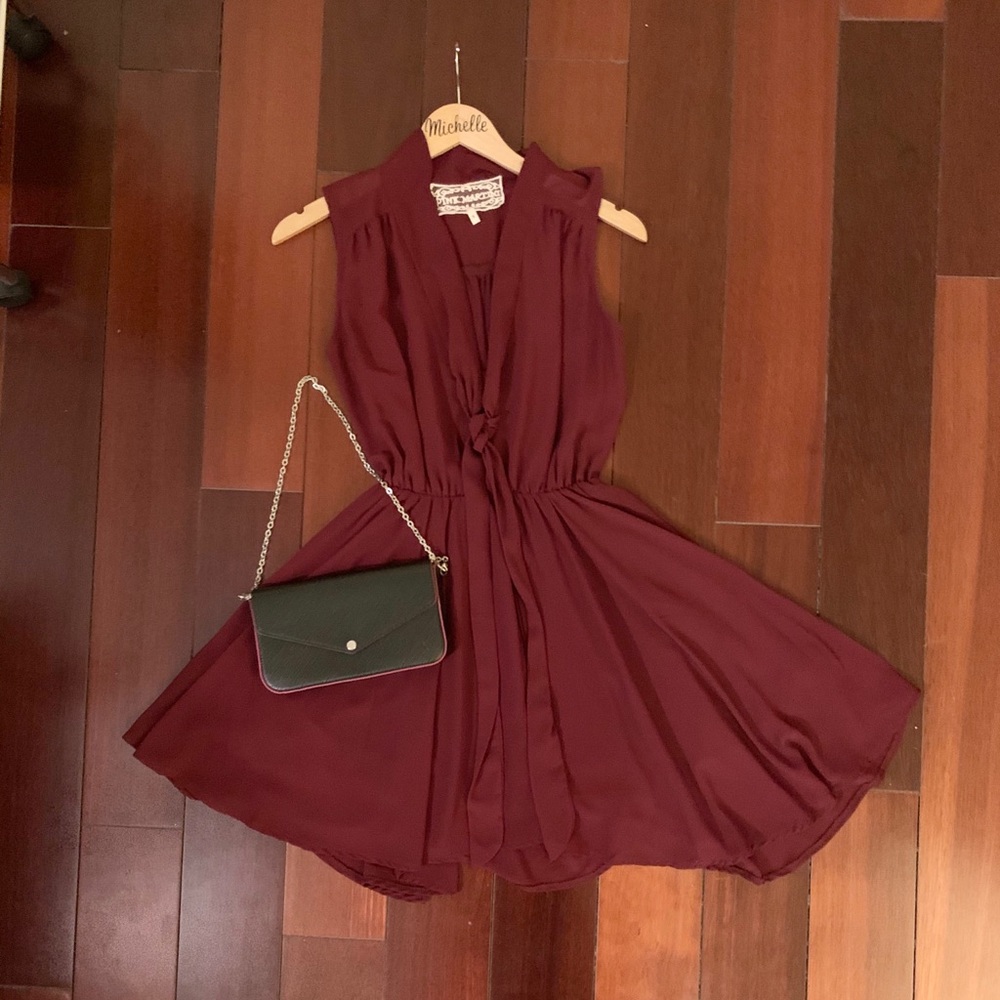 ⭐️ Maroon Cocktail Dress ⭐️